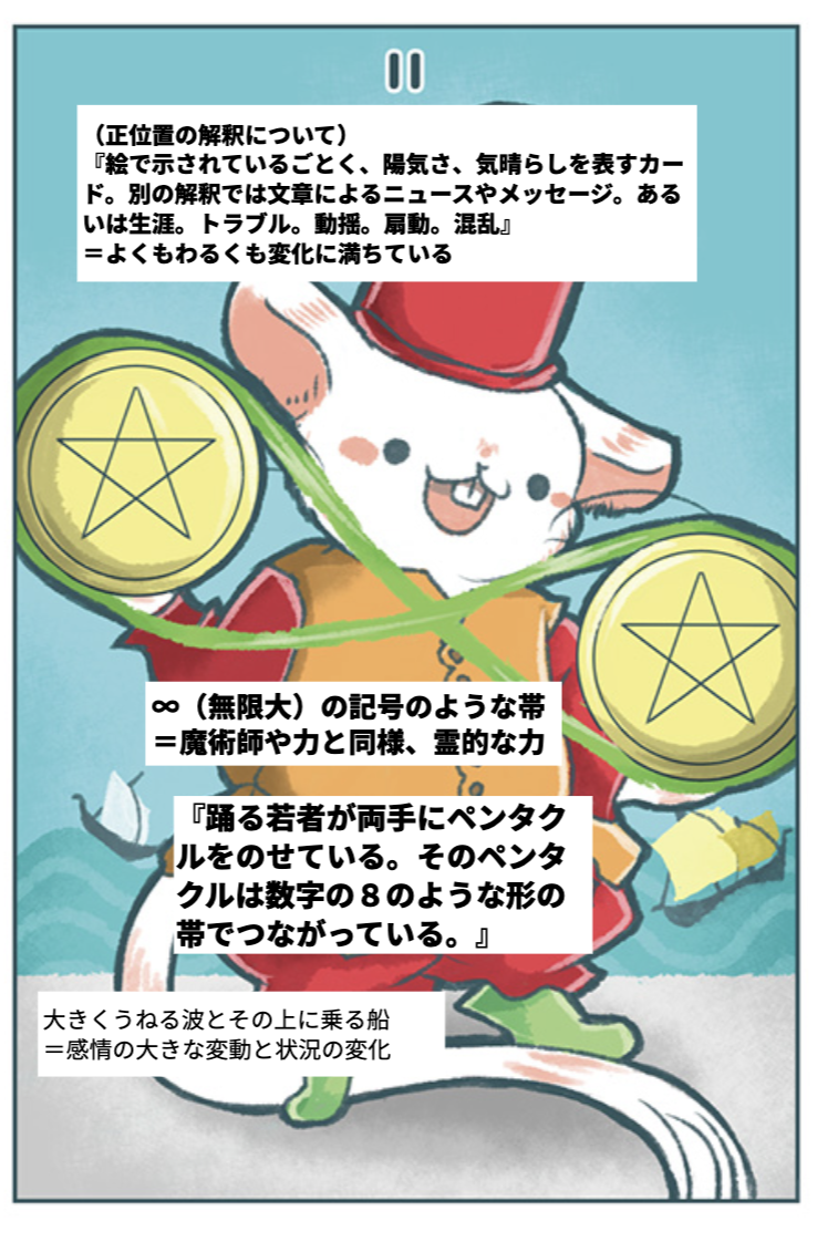 小アルカナを学ぼう：２のカードの意味 | むぎのタロット