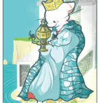 むぎのタロットのカップのクイーンです