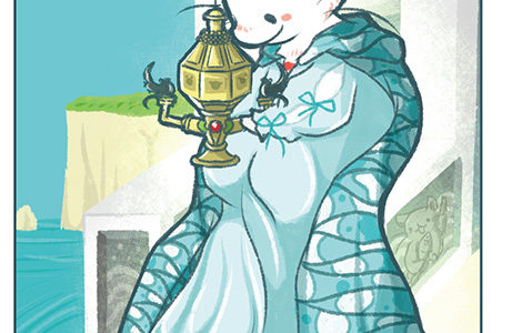 むぎのタロットのカップのクイーンです